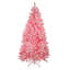 Pre-Lit Medium Flocked Artificial Christmas Tree - Clear Lights-15230490