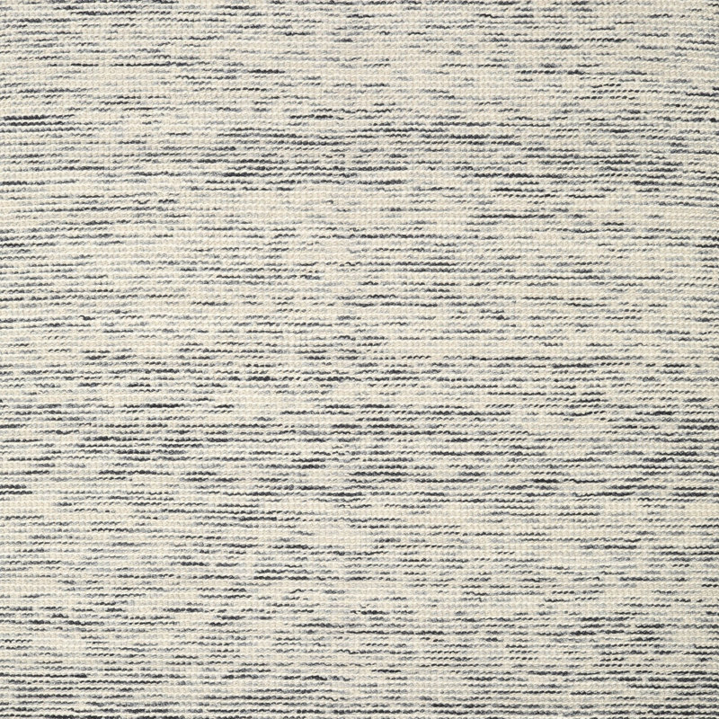 Tapis contemporain gris / crème, Carré 4 pi