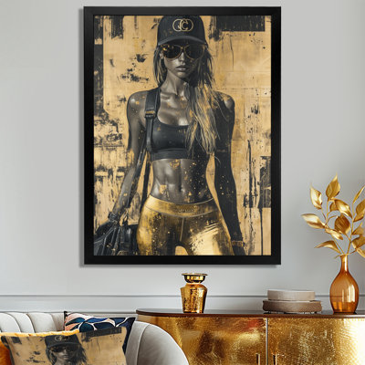 Décoration murale Gym Performance Peak Performance II - Fashion Gym Girl
