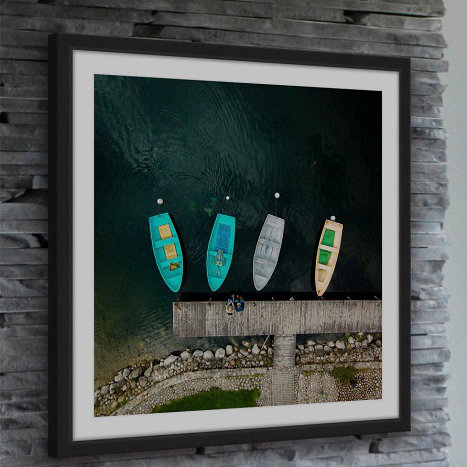 Single Picture Frame Print, 41 cm H x 41 cm W x 3.81 cm D