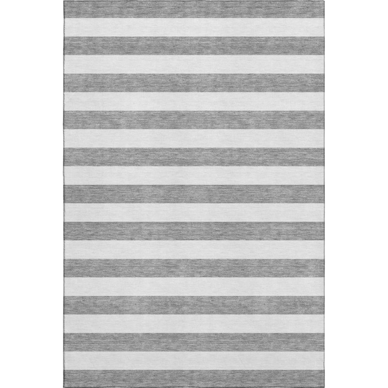 Premium Machine Washable Cerrito AMF528 Gray Rug, Rectangle 10' x 14'