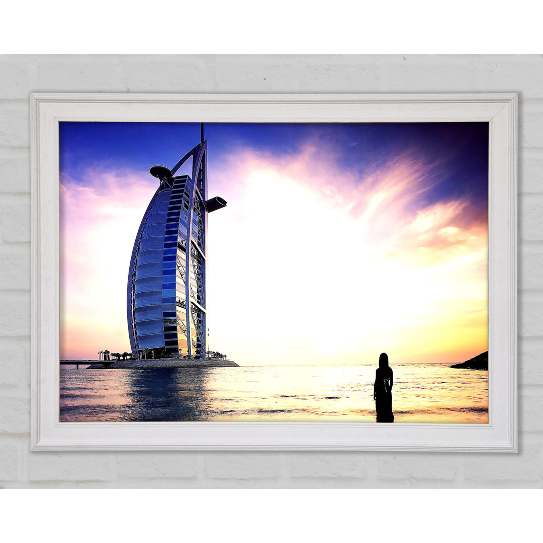 Burj Al Arab Dubai Gerahmter Druck