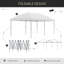 Auvent escamotable avec structure en acier Easy Up