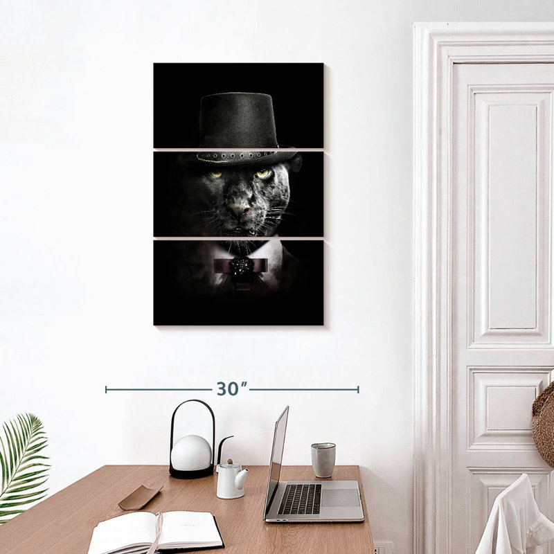 Brampt Classy Panther, 65" H x 42" W