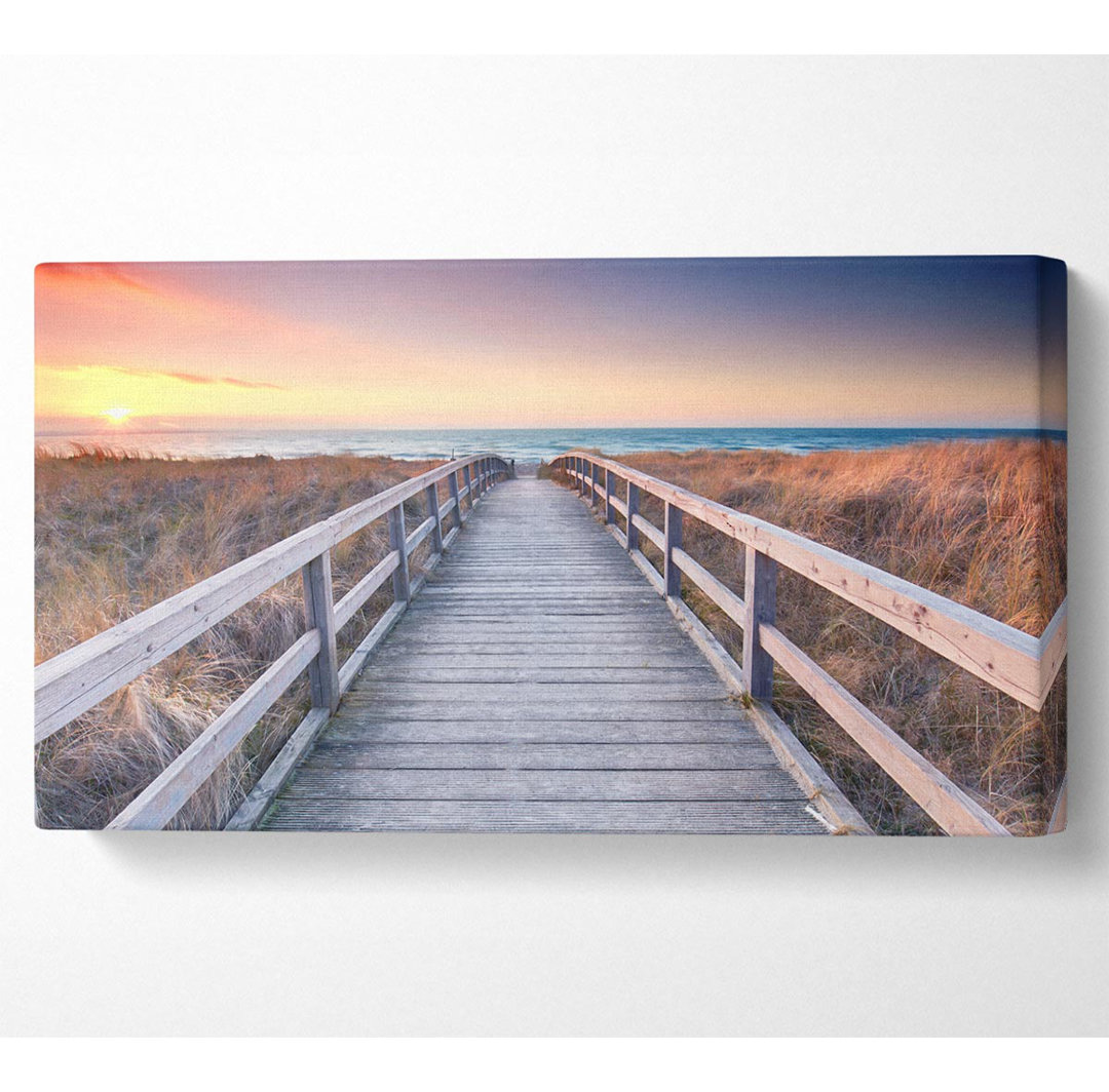 Aurimas Brige To The Coast - Kunstdrucke auf Leinwand - Wrapped Canvas