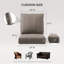 Ensemble de coussins et coussins de patio Allo de 24 po x 24 po x 6 po Allo-1605696218-1610395632