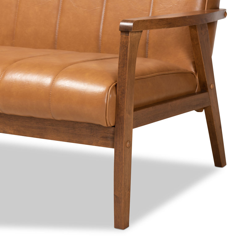 Charda 64'' Faux Leather Sofa