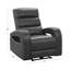 Fauteuil inclinable de cinéma maison en cuir véritable de 37 po de largeur-1361242617