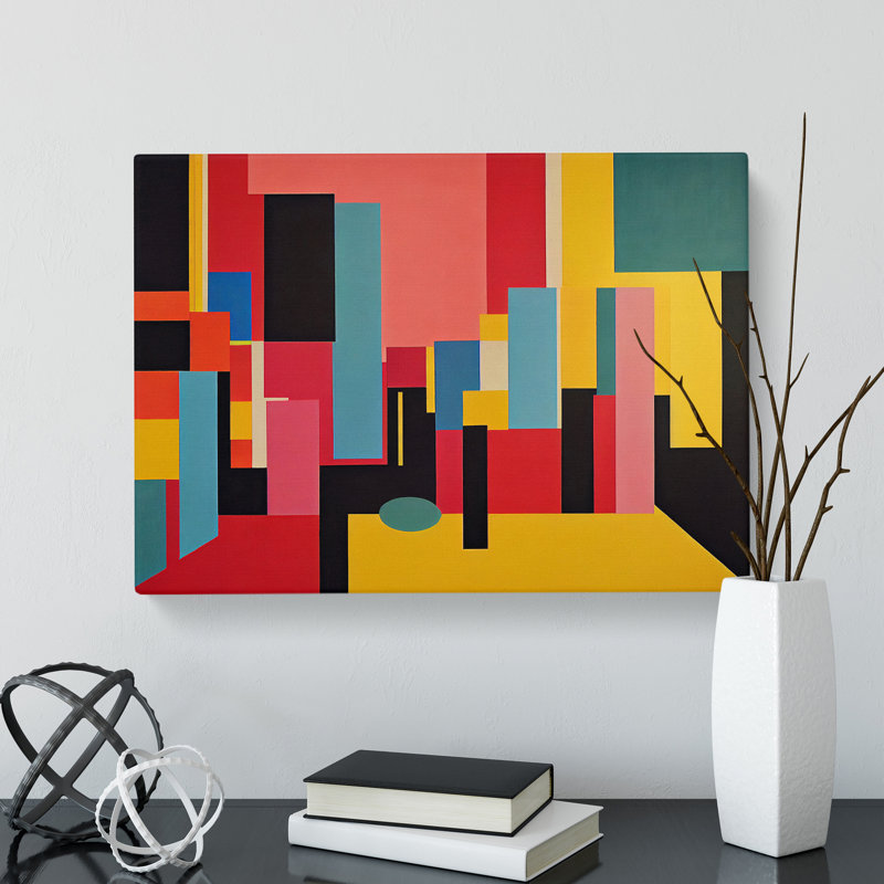 Bauhaus Abstract Vol.5 - Wrapped Canvas Print, 35cm H x 50cm W x 3cm D