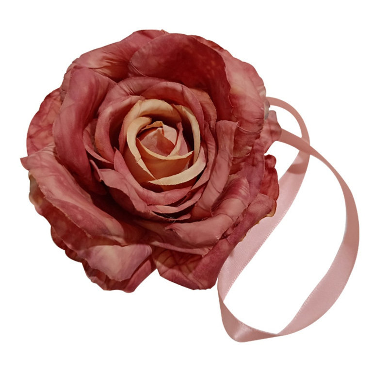 Embrasse de rideau rose Florije, Rouge