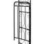 84,38 "arche de jardin en métal avec barrière - décorative pour les jardins et les mariages, caractère noir