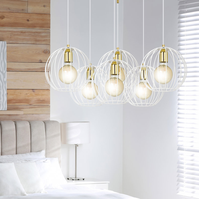 Cirillo 6 - Light Sphere Pendant, White
