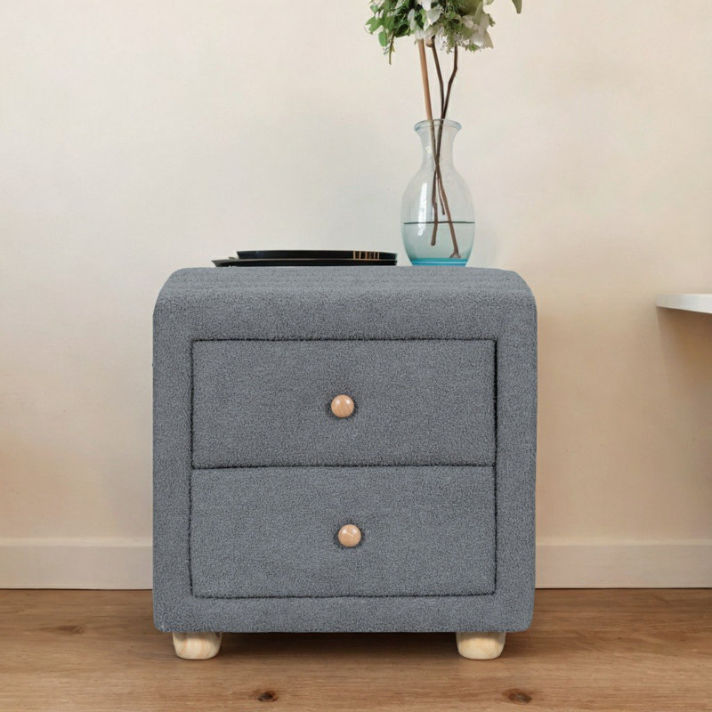 Table de chevet Sonderborg, Gris