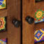 Solid Wood Rectangle Accent Cabinet