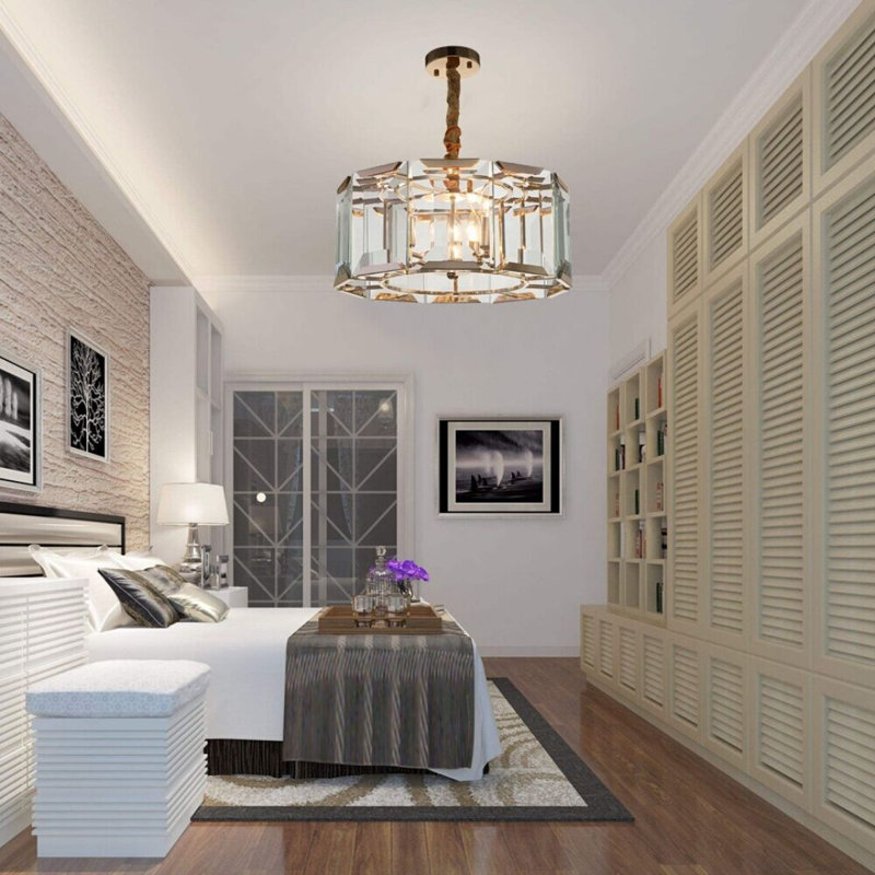 Ilsa Crystal Chandelier, 27cm x 80cm x 80cm