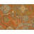 Antique One-of-a-Kind 12'2" X 15'2" 1900s Wool Area Rug in Orange