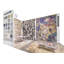 Odyssey Modernist Organic Abstract Hand-Knotted Wool/Silk Gold Beige Rust Copper Area Rug / Rug Size: Rectangle-56969934