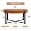 Table basse ronde moderne et rétro-129704996-129704998