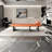 Pagas Microfiber Leather Upholstered Bench