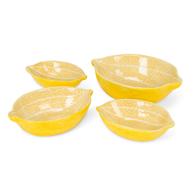 8 oz. De citron Alhamdi Ensemble de bols de service 4 pièces