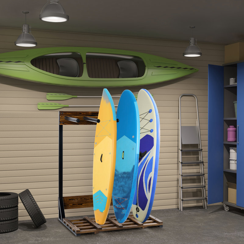 Freestanding Surfboard Storage Rack