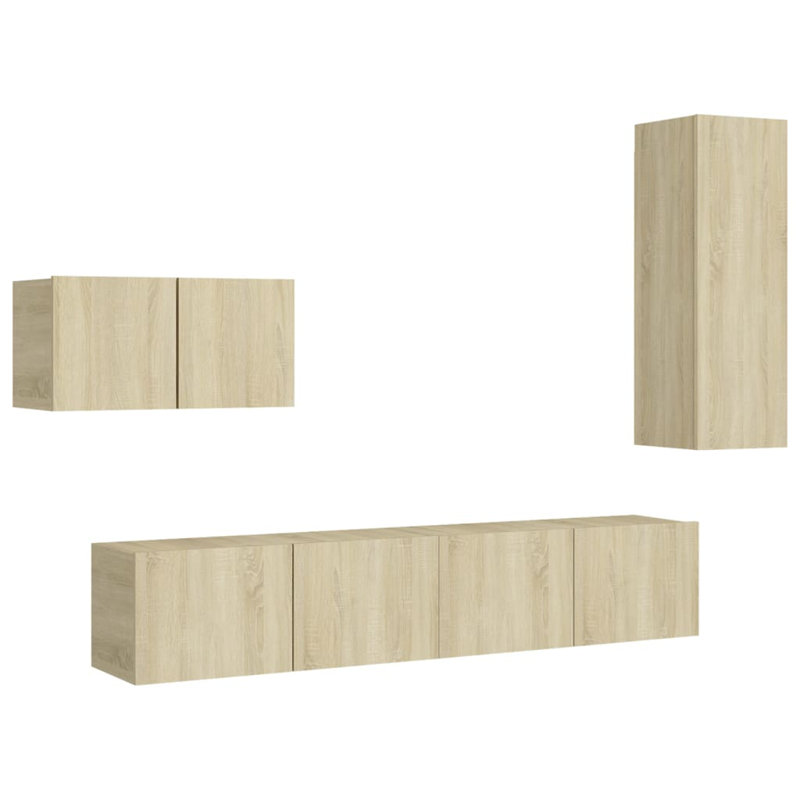 Azbill Unfinished Entertainment Centre for TVs up to 32", Sonoma Oak