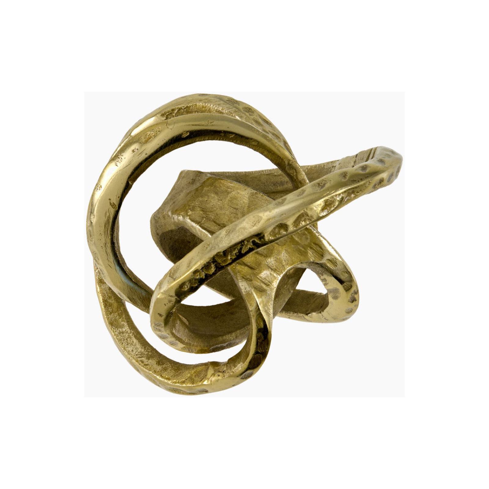 Nebi Decorative Sculpture, 7" H x 7" W x 7" D, Silver