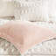 Couette blanche en fausse fourrure de vison pour lit simple/twin XL - Luxe avec rembourrage et revers doux en fourrure longue - Bordure de 5 cm