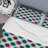 Black and Green Circle Pattern Polyester Dots Duvet Cover Set