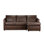 Canapé modulaire en cuir L 88 po Cecelia