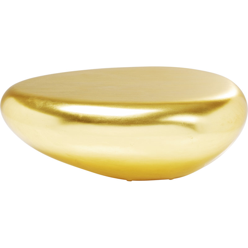 Pebble Block Coffee Table, Gold