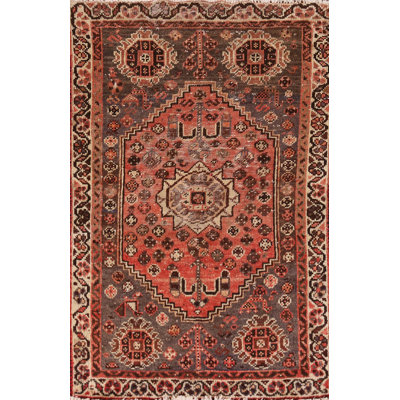 Tribal Wool Geometric Traditional Rug 3x5