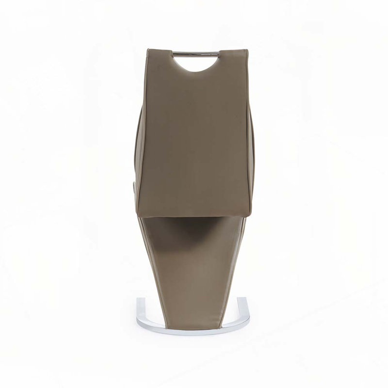 Faux Leather Dining Chair, Grey