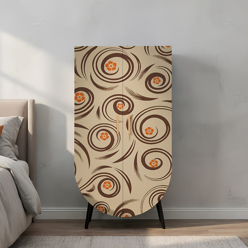 Garde-robe de style rétro indépendant du ménage
