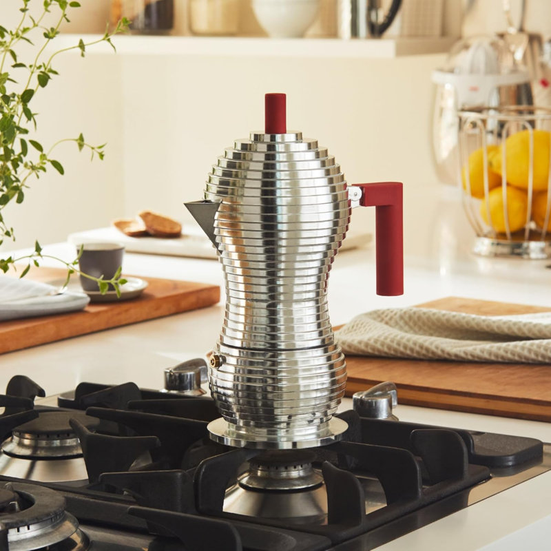Pulcina Induction Espresso Coffee Maker, 6 Shots