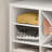Furinno Cubicle H-Shelf Cube Organizer Insert, Dark Oak (Does not fit IKEA Kallax Shelving)-108767014