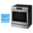 Bespoke 6.3 cu. ft. Smart Slide-In Electric Range with Illuminated Precision Knobs in Stainless Steel-123855757