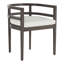 Santa Barbara Aluminum Patio Dining Armchair with Cushion-83260014-93663907