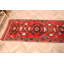 Tapis traditionnel turc traditionnel tissé à la main dans les escaliers et les couloirs de style bohémien