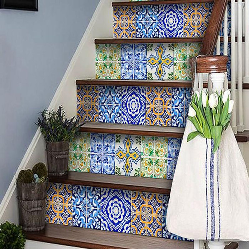 Carrelage mosaïque auto-adhésif en vinyle Lima, H 8 po x l 8 po x P 0,1 po