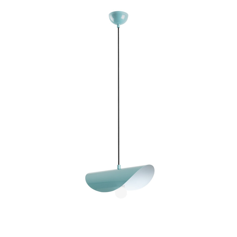 Adjustable Turquoise Chandelier, Metal Body, 17 to 41.7 Inches High | Base Plate 3.9 x 2.8 Inches | E27 Socket, Max 40W (Bulb Not Included) | Stylish Lighting for Home Decor, Elegant and Functional Design