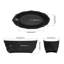 Baignoire profonde autoportante à surface solide de 67,5 po x 32 po, finition brute de style travertin