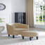 Chaise en bois massif avec repose-pieds Salem-1176347370