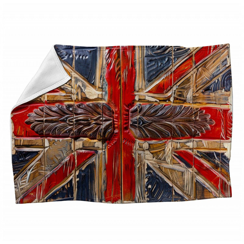 Machine Printed Throw Blanket, 60" x 80"
