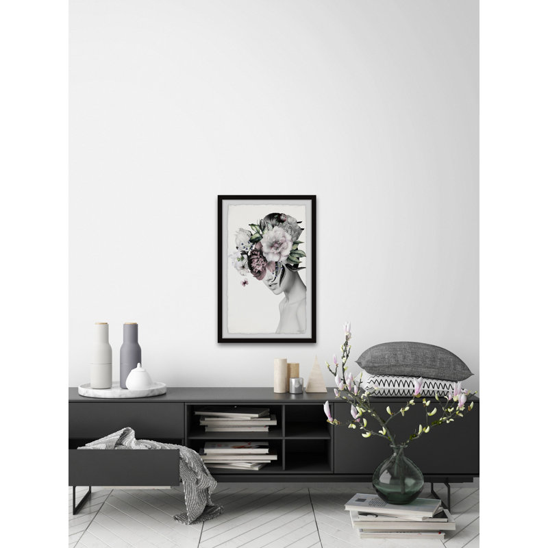 " Lush Flower Crown ", 45" H x 30" W x 1.5" D