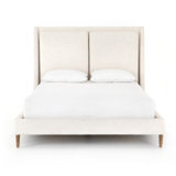 Potter Upholstered Wingback Bed
