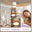 Karlena 48'' 3 - Blade Modern Low-Profile Ceiling Fan with LED Light and Remote Control-544116194