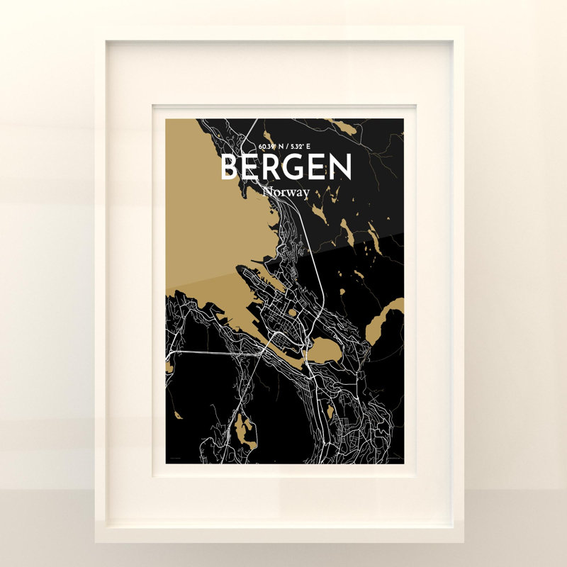 Print, Black/Gold, 24" H x 18" W