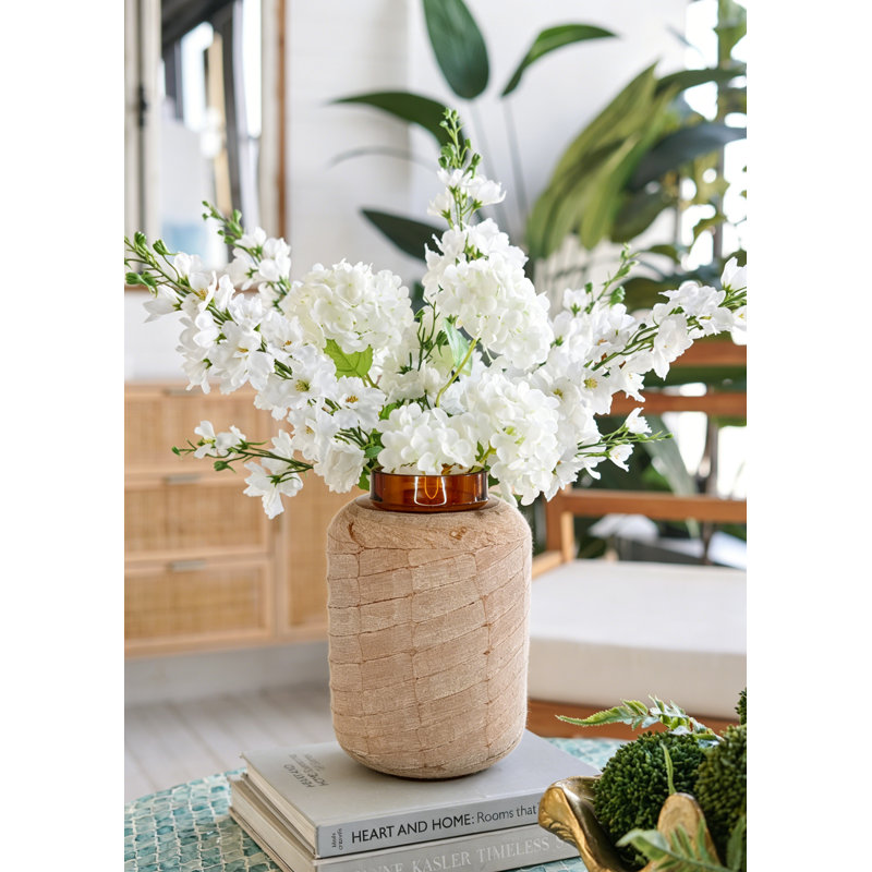 Vase en verre D6.5X10.5 "