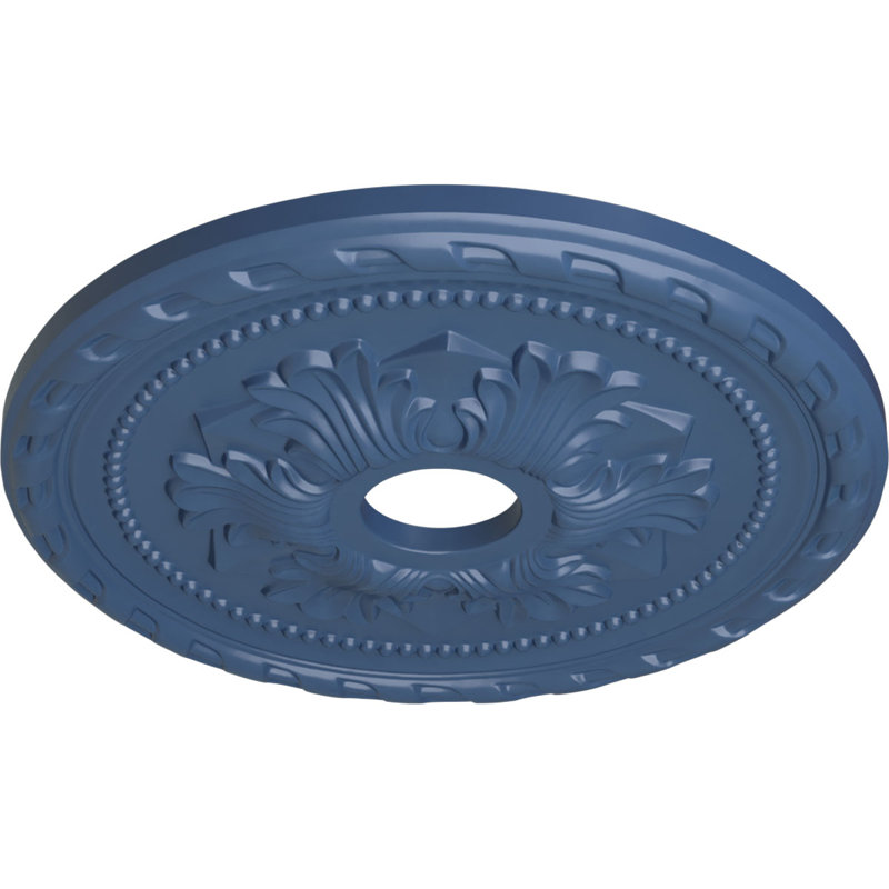 Médaillon de plafond Endurathane Palmetto, 20 7/8 po de diamètre x 3 5/8 po x P 1 5/8 po (convient aux auvents jusqu'à 5 po), finition Americana peinte à la main